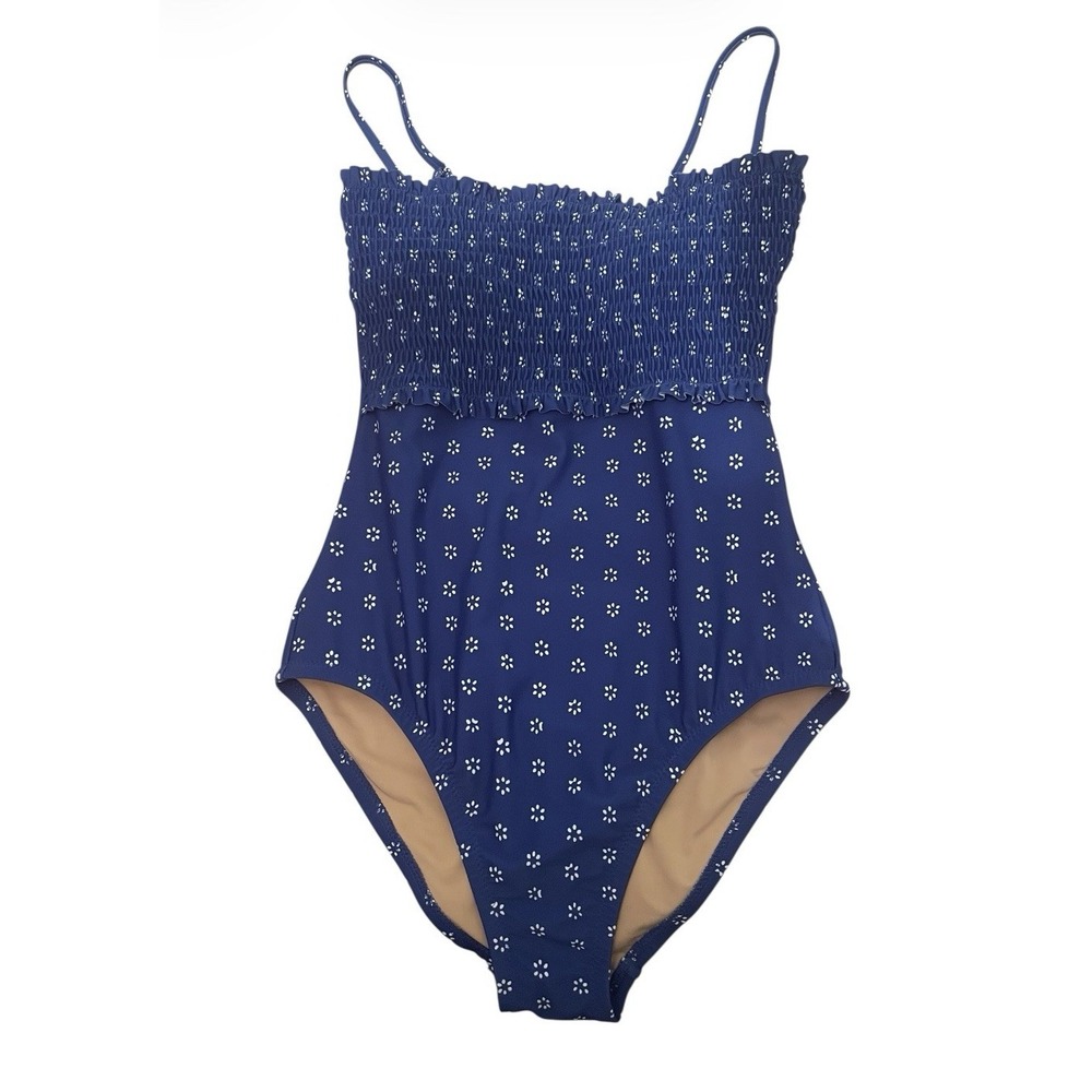 J.Crew smocked one-piece swimsuit- NWOT, XXS